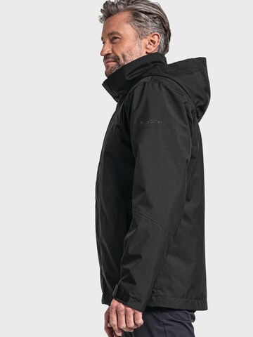 Schöffel Outdoorjacke in Schwarz