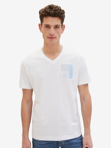 TOM TAILOR - Camiseta en blanco