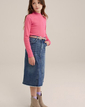 WE Fashion Paita värissä vaaleanpunainen