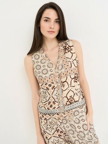 Camomilla Italia Weste 'Giuly' in Beige: Vorderseite