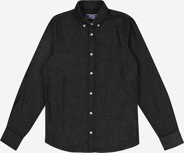 Jack & Jones Junior Regular fit Overhemd in Zwart: voorkant
