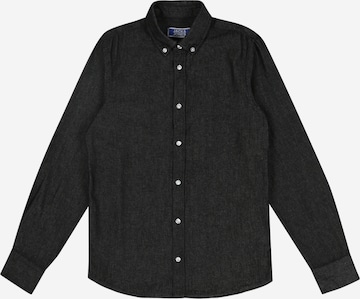 Jack & Jones JuniorRegular Fit Košulja - crna boja: prednji dio