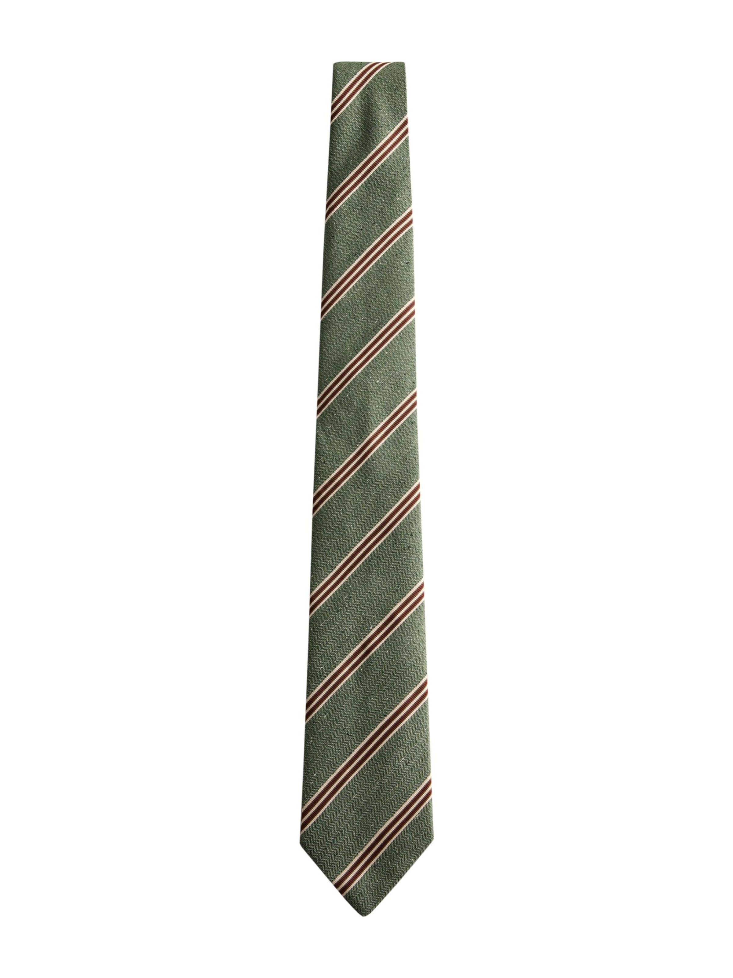 Next - Corbata 'Signature' en verde: frente