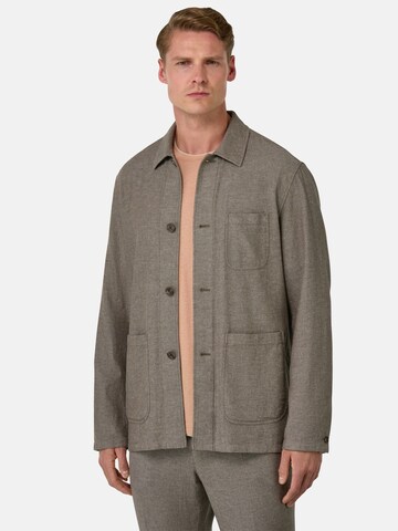 Boggi Milano Regular fit Tussenjas in Grijs: voorkant