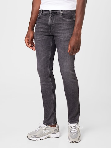 Slimfit Jeans 'BLEECKER' di TOMMY HILFIGER in grigio: frontale