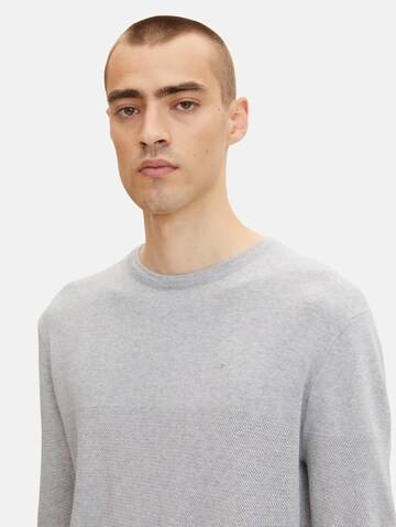 TOM TAILOR Sweater in Grey