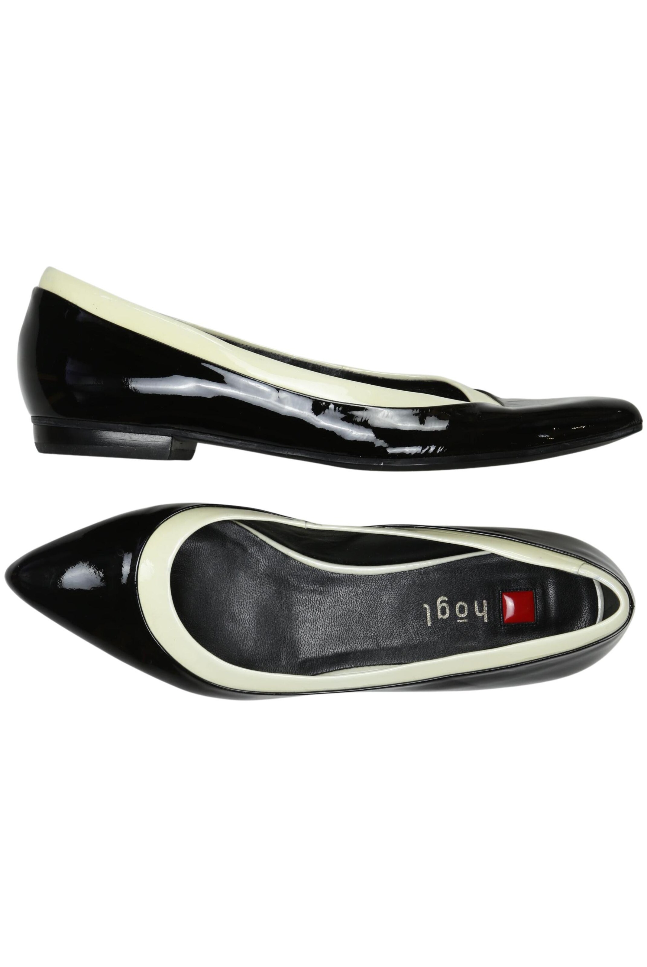 Högl Flats & Loafers in 38,5 in Black: front