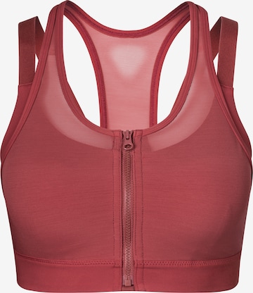 Yvette Sports Bra in Red: front