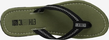 Ethletic T-Bar Sandals in Green