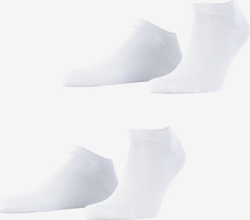 ESPRIT Füßlinge 'Basic Uni 2-Pack' in Weiß: Vorderseite