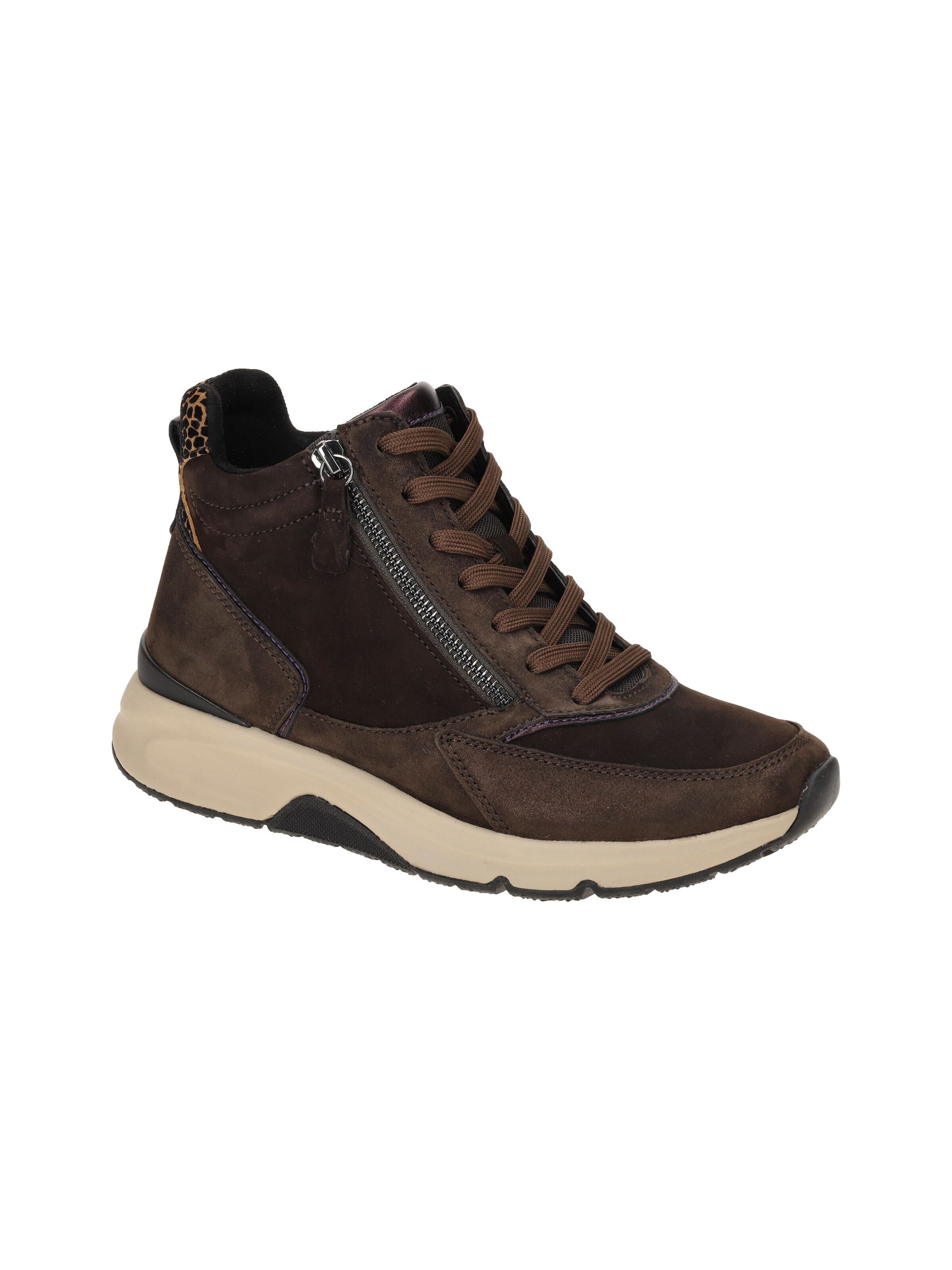 GABOR Boots 'Gabor RollingSoft Stiefelette braun Schimmer 76.887.43' in 40,5 in Brown, Item view
