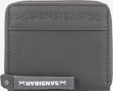 SANSIBAR Wallet in Grey: front