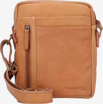 Greenland Nature Crossbody Bag in Brown: front