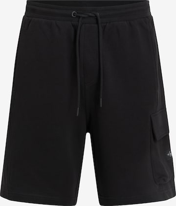 Loosefit Pantalon cargo Calvin Klein Jeans en noir : devant