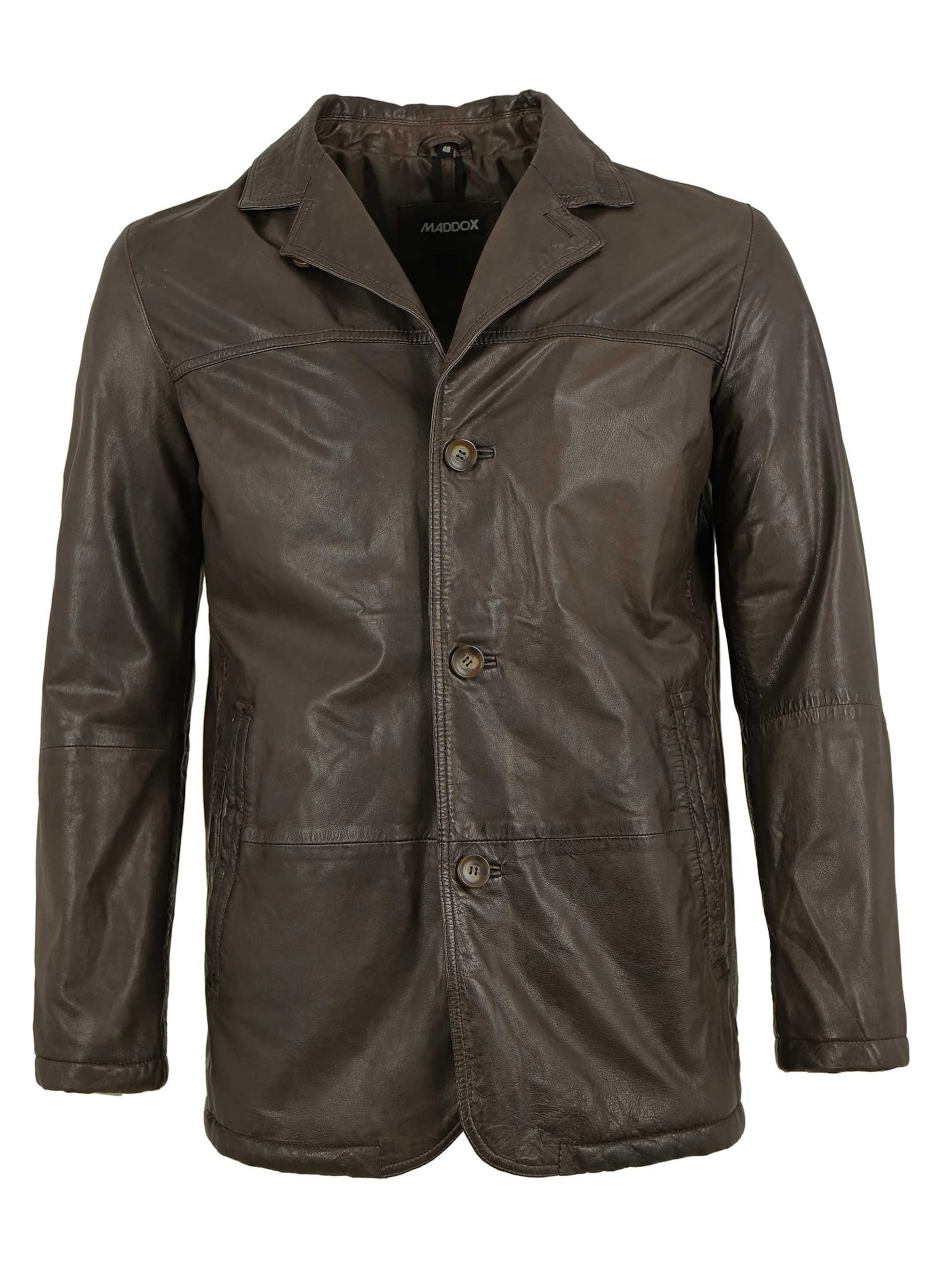 MADDOX Between-Season Jacket 'Aachen' in Brown: front