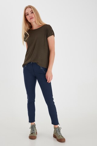 Fransa Skinny Trousers 'ZIO 1' in Blue