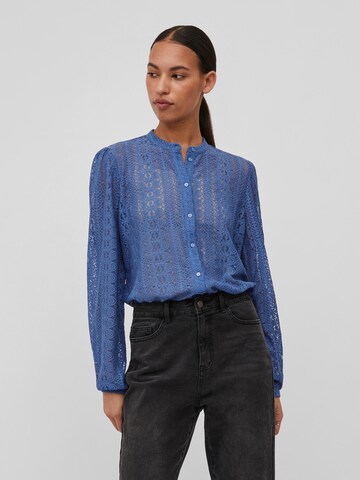 VILA Blouse 'CHIKKA' in Blauw: voorkant