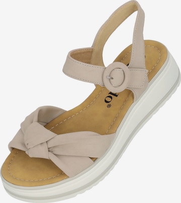 Palado Sandals 'Palado Ebelli' in Beige: front