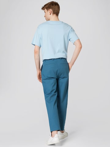 ABOUT YOU x Alvaro Soler Regular Trousers 'Lorenzo' in Blue