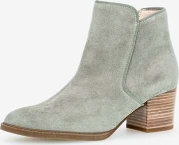 GABOR Ankle Boots in Green: front