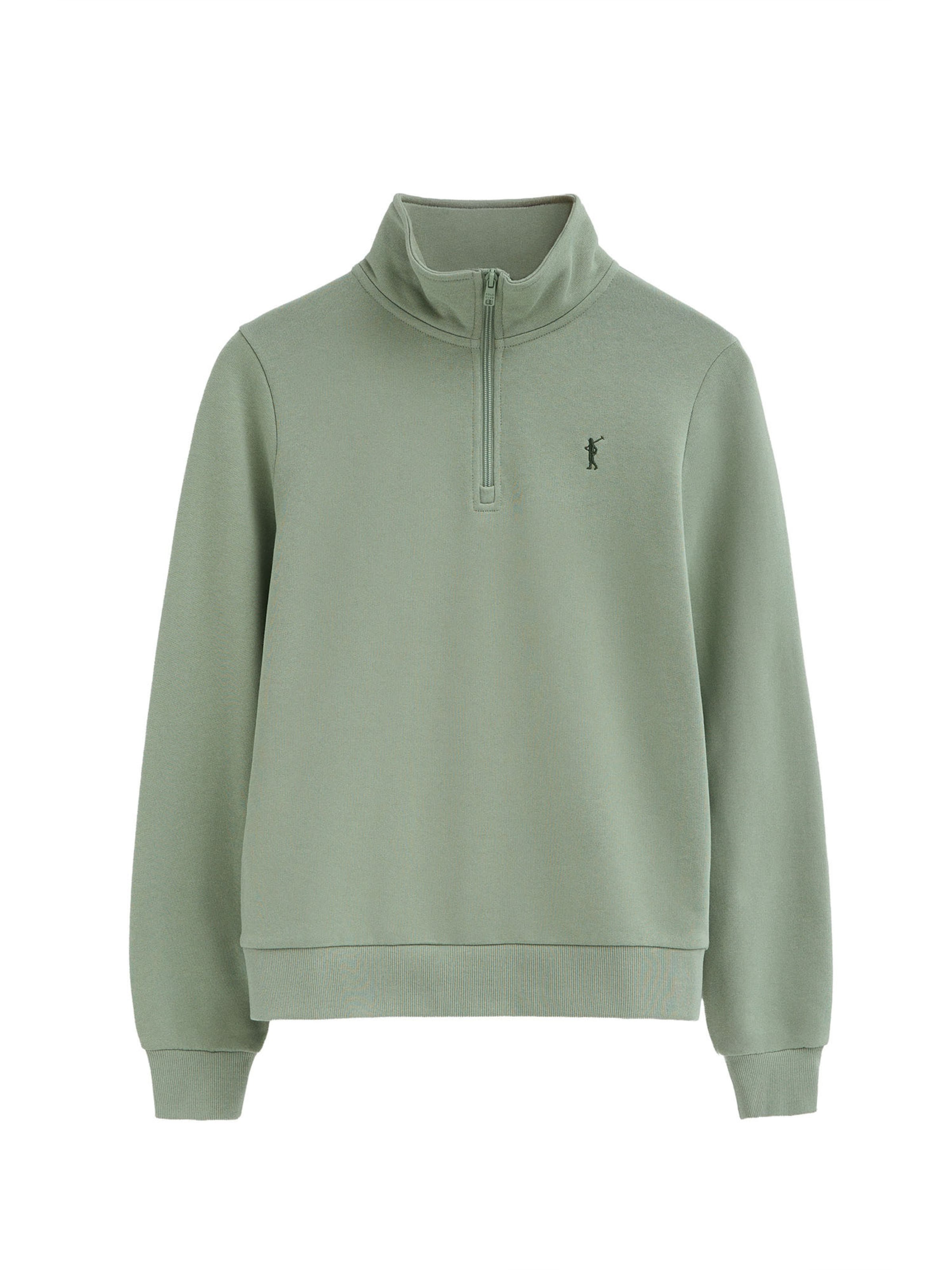 Polo Club Sweatshirt 'Rigby Go' in Green: front