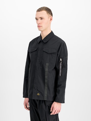 ALPHA INDUSTRIES Between-season jacket in Black: front