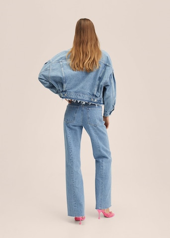 MANGO Wide Leg Jeans in Blau