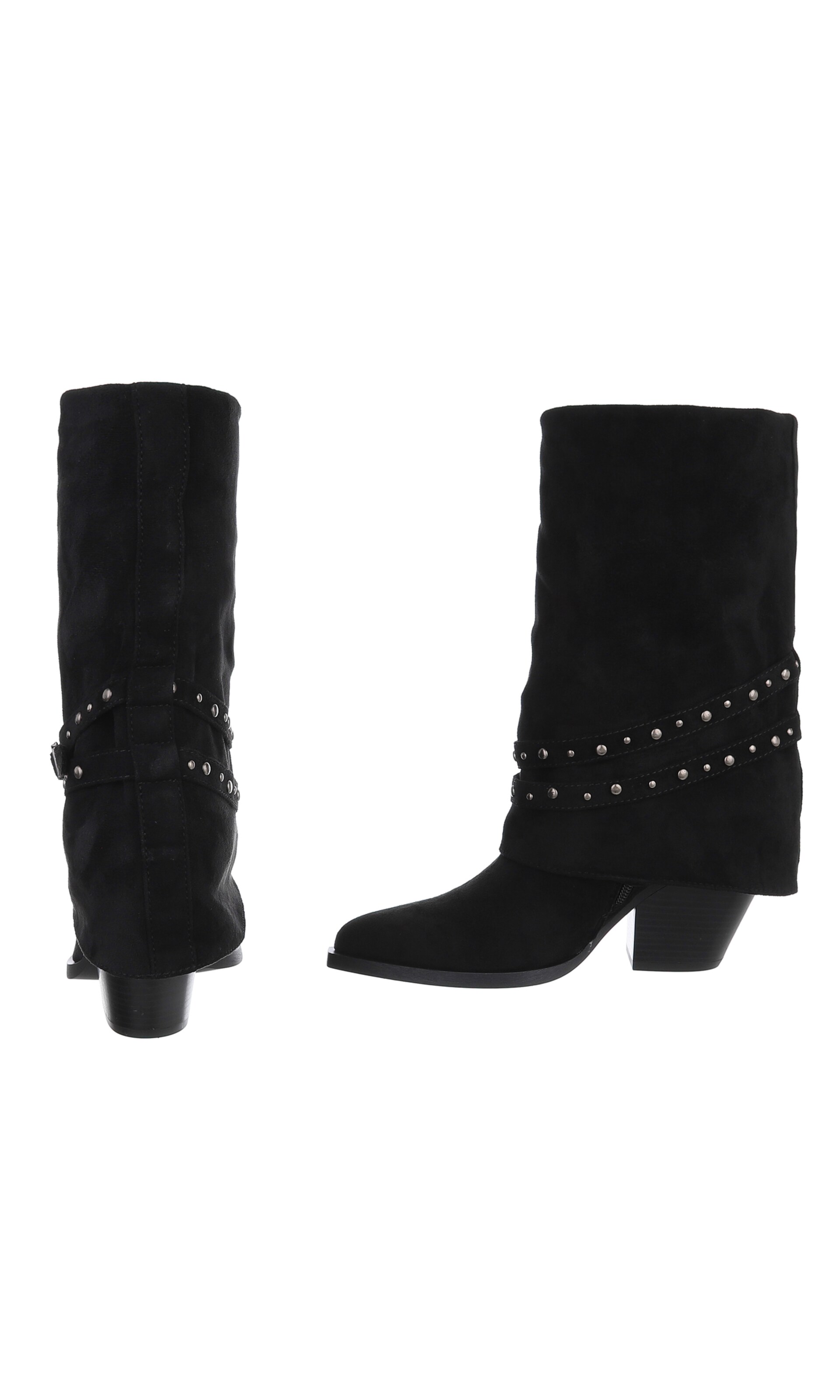 Ital-Design Cowboystiefel in Schwarz