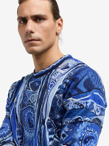 Carlo Colucci Sweater 'De Pero' in Blue