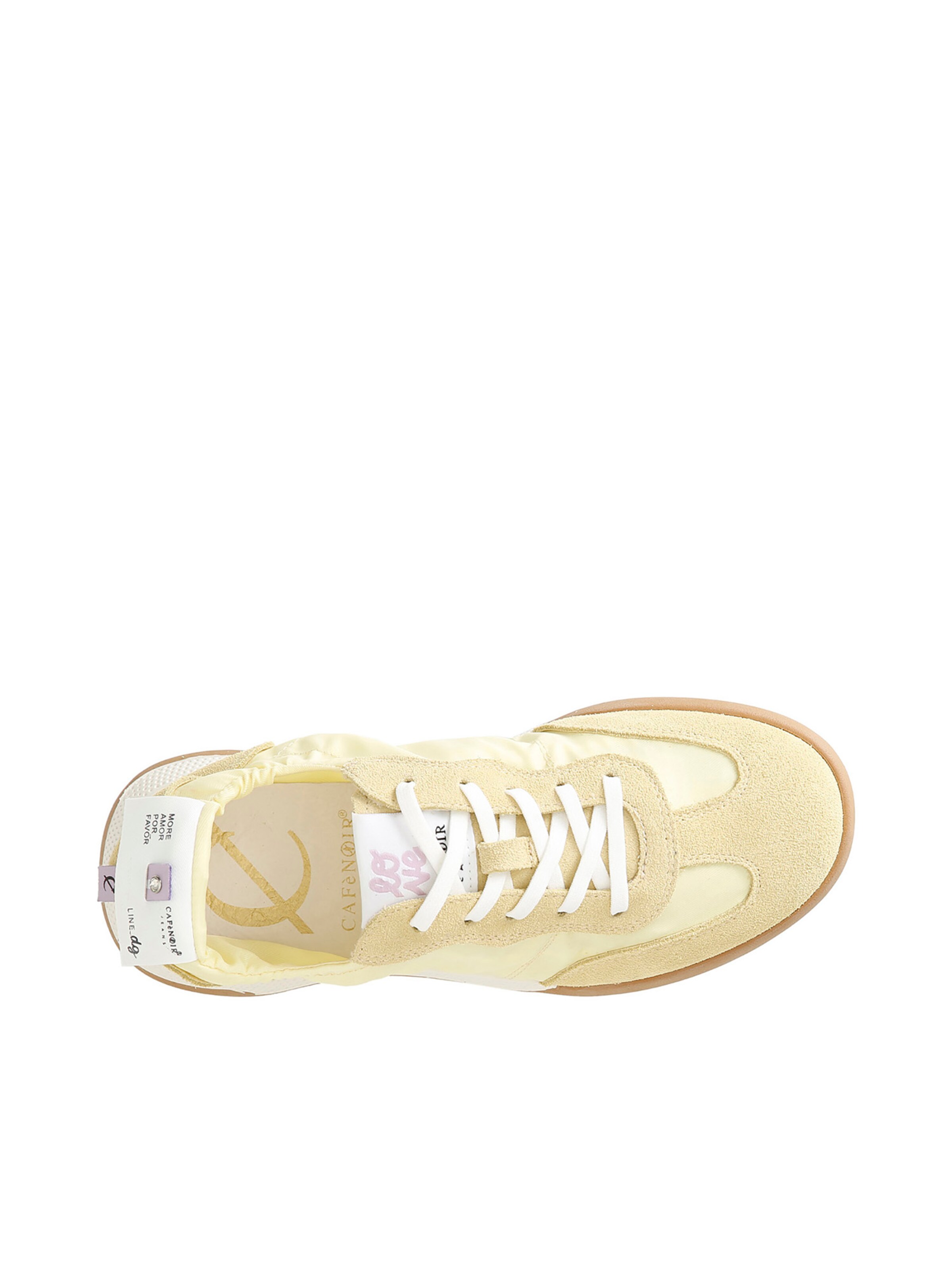Sneaker bassa di CAFè NOIR in giallo