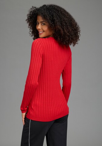 Neun Monate Pullover in Rot