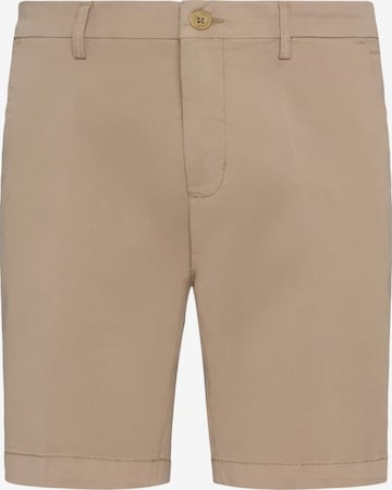 Coupe slim Pantalon Boggi Milano en beige : devant