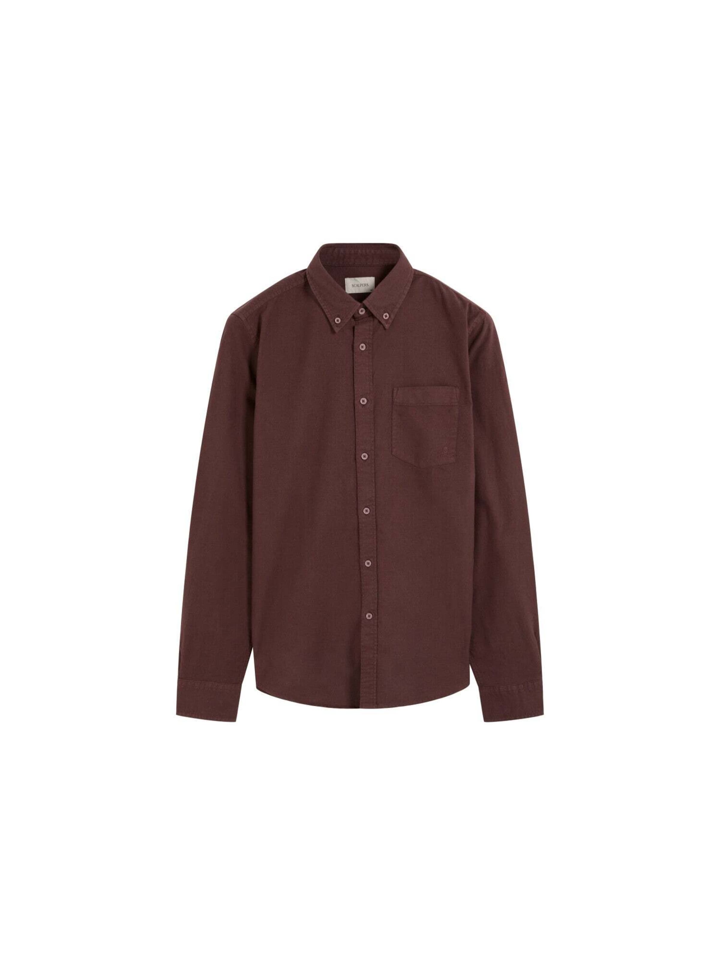 T-Shirt Scalpers en marron : devant