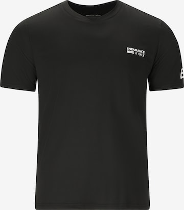 ENDURANCE Fahrradshirt 'Yorgos' in Schwarz: Vorderseite