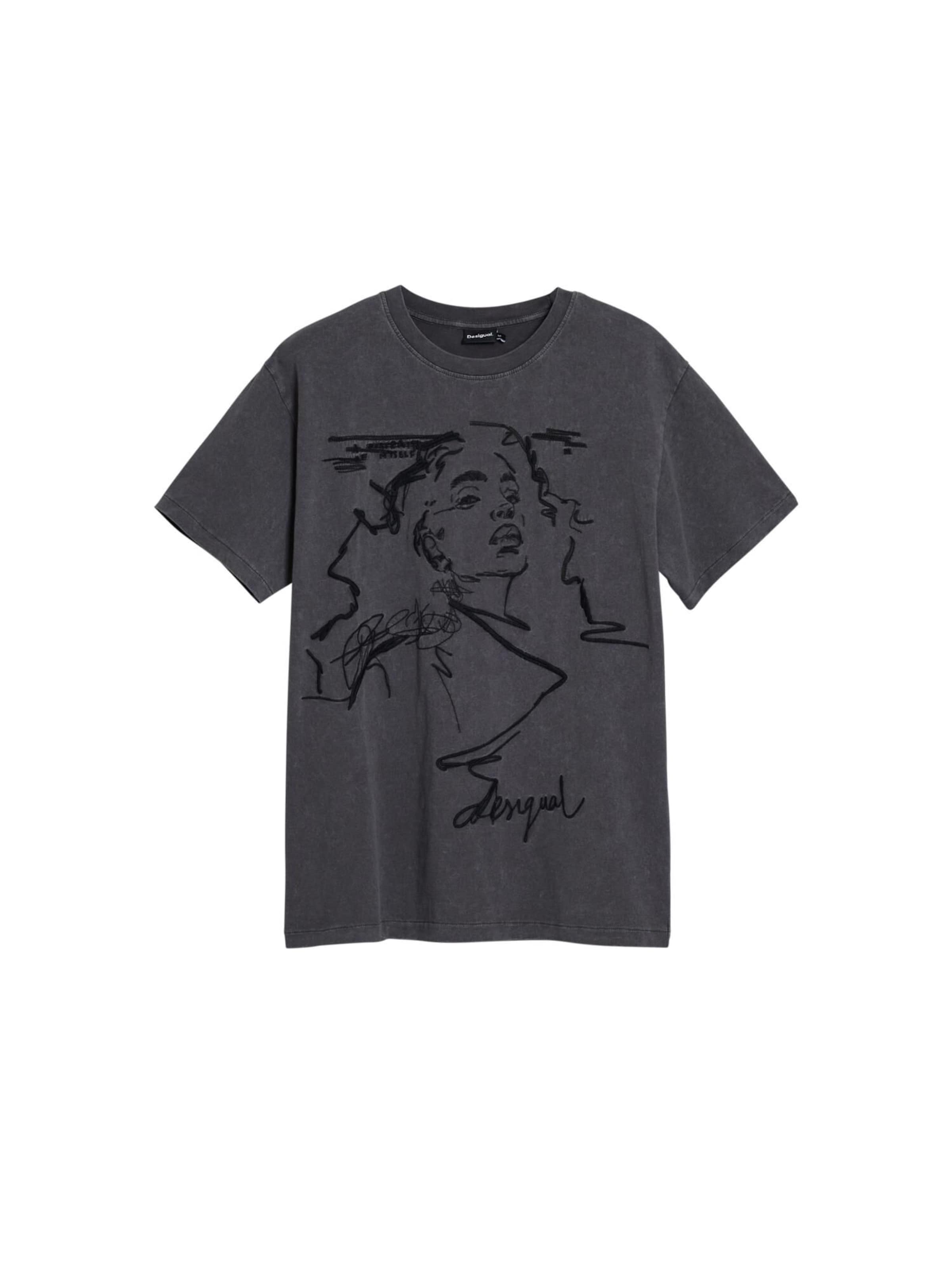 ruda Desigual Marškinėliai: priekis