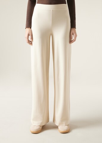 CALZEDONIA Wide leg Leggings in Beige: front