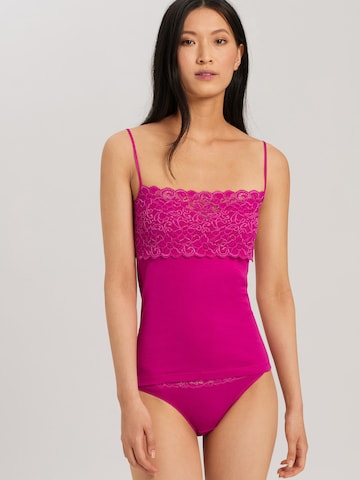 Haut 'Moments' Hanro en rose : devant