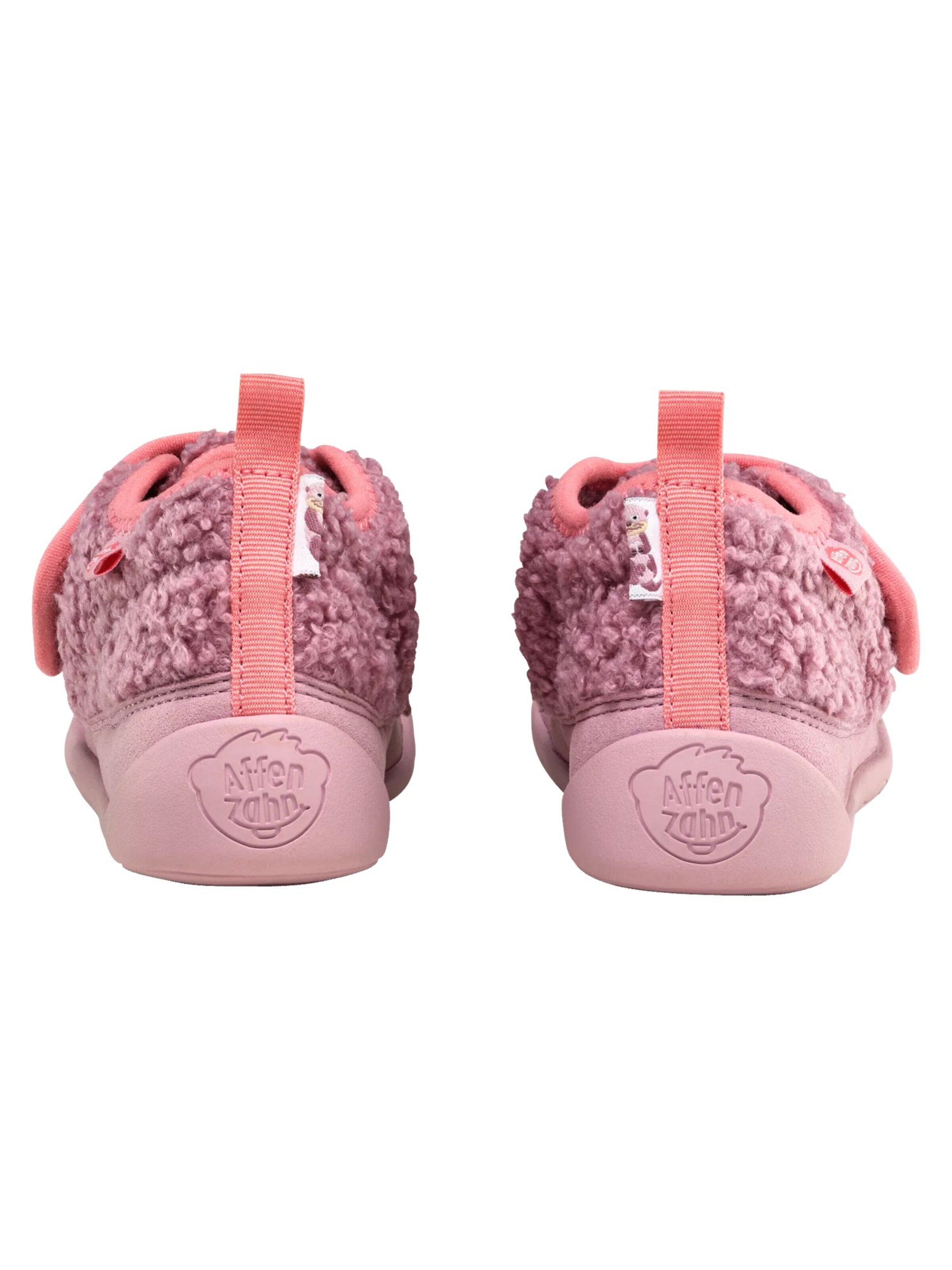 Affenzahn Slippers 'Vegan Fleecy Vegan Fleecy' in Pink