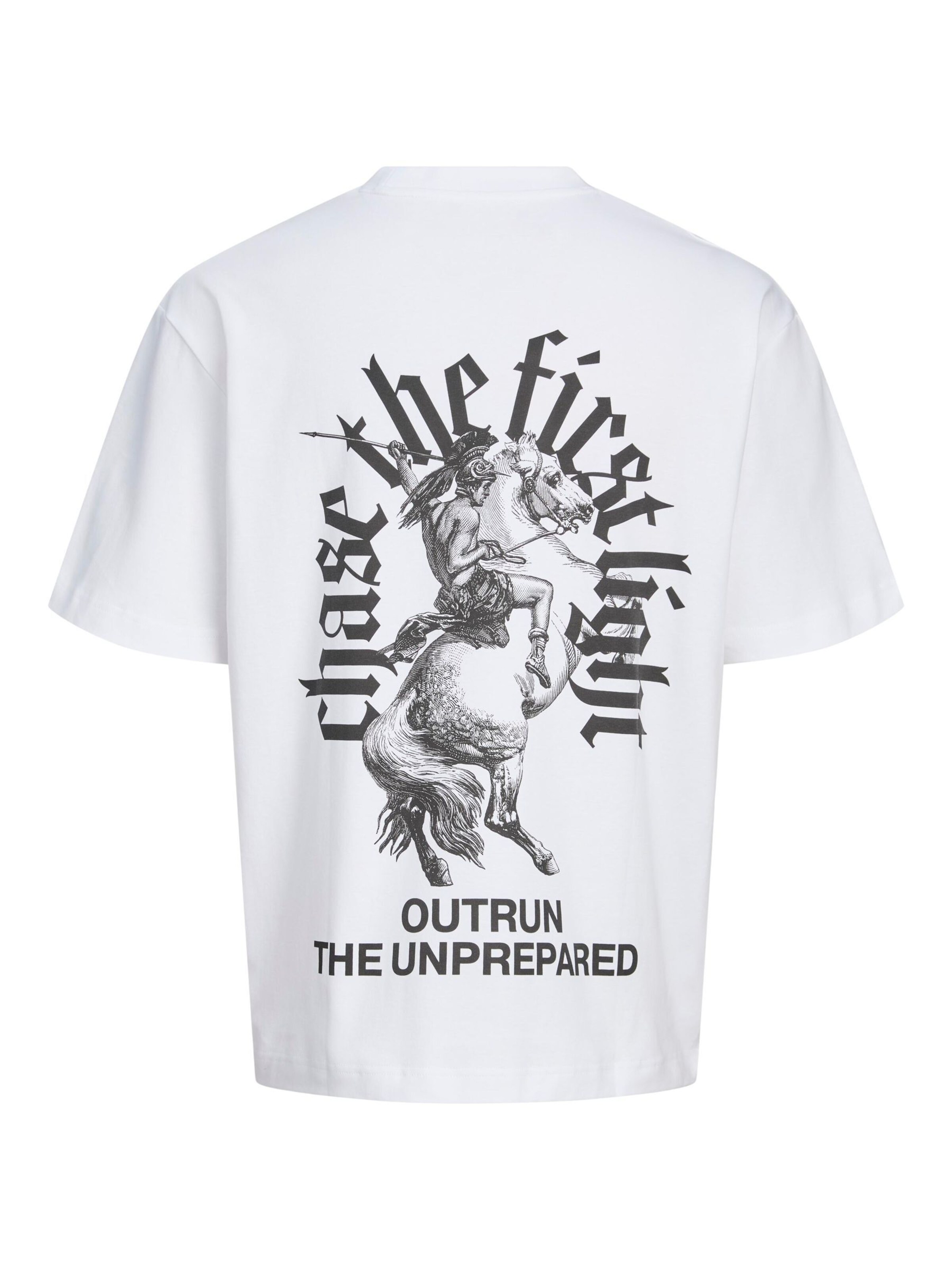 T-Shirt 'CNZ' JACK & JONES en blanc