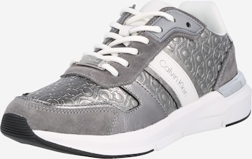 Calvin Klein - Zapatillas deportivas bajas en gris: frente