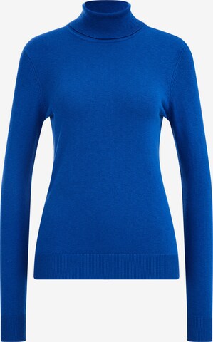 WE Fashion Trui 'coltrui' in Blauw: voorkant