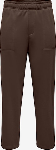 Only & Sons Loosefit Bukser 'ONSConnor' i brun: forside
