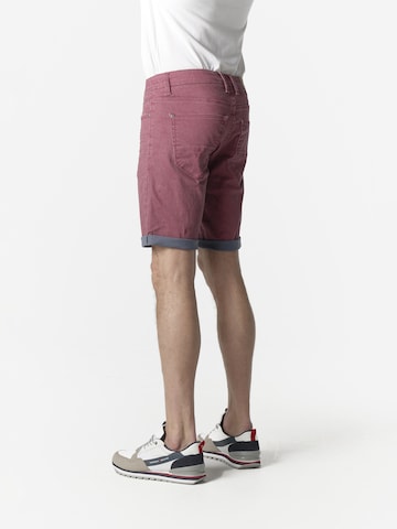 sarkans KOROSHI Standarta Džinsi