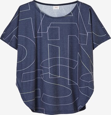 T-Shirt s.Oliver en bleu : devant