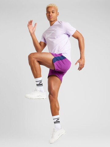 NIKE Normální Sportovní kalhoty 'TRACK CLUB' – fialová