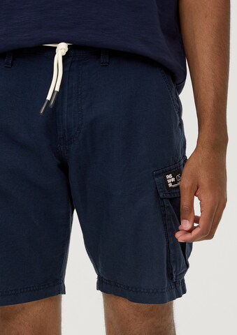 QS Regular Shorts in Blau