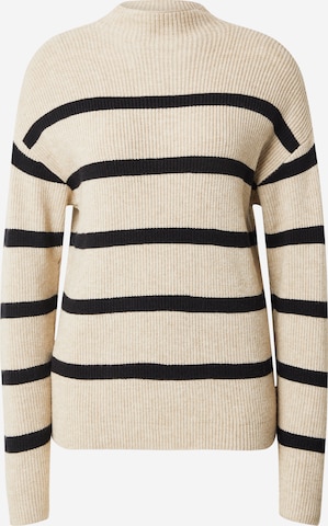 VILA Trui 'VIRil' in Beige: voorkant