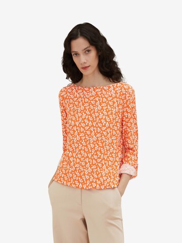 TOM TAILOR Shirt in Orange