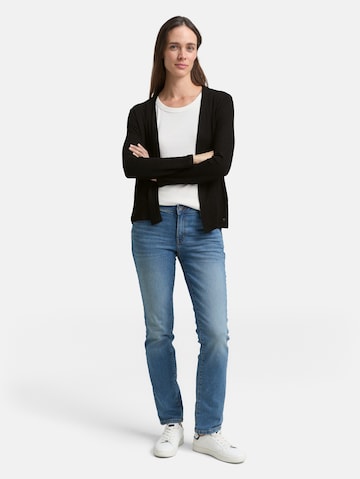 TOM TAILOR Gebreid vest in Zwart