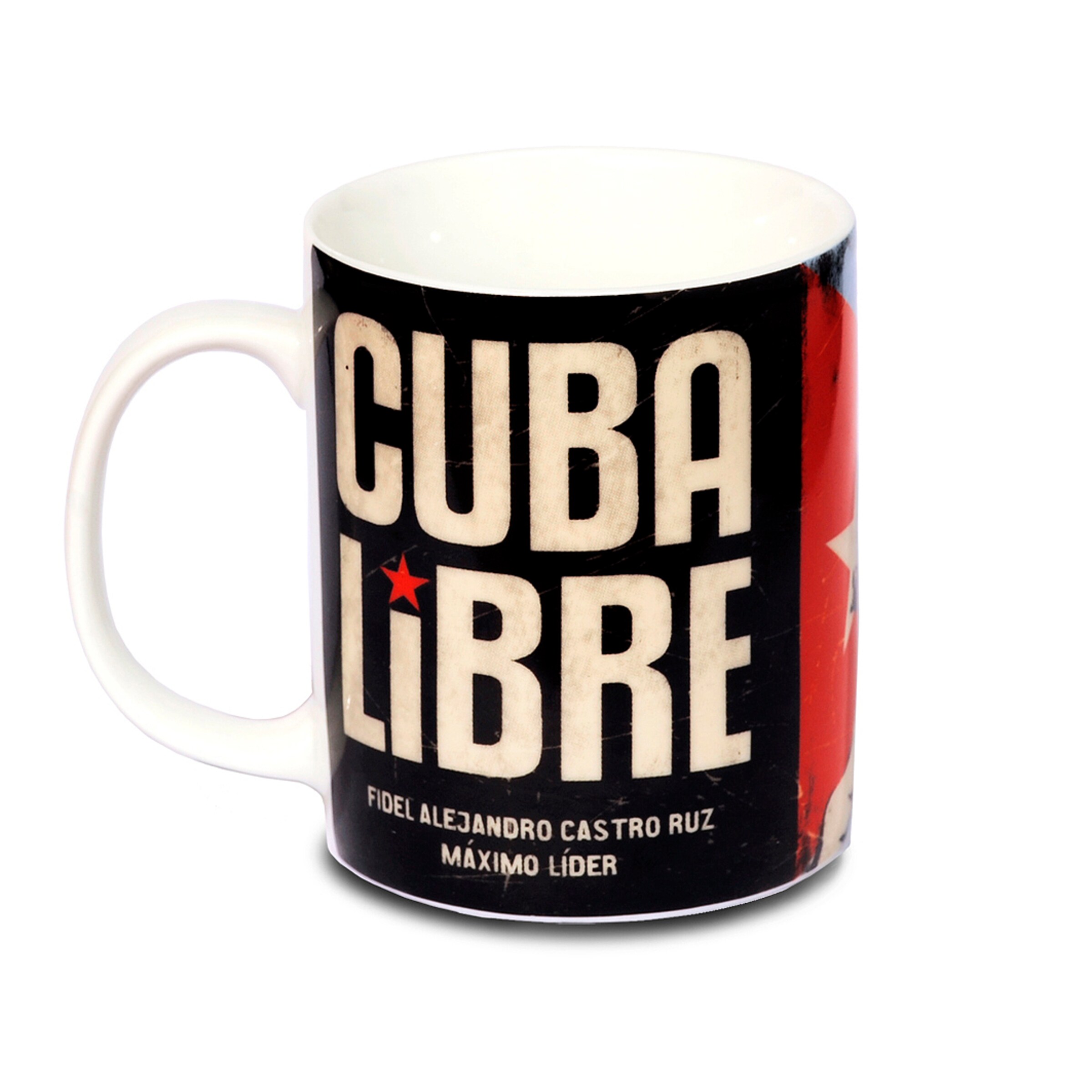 LOGOSHIRT Tasse 'CUBA LIBRE' in Schwarz